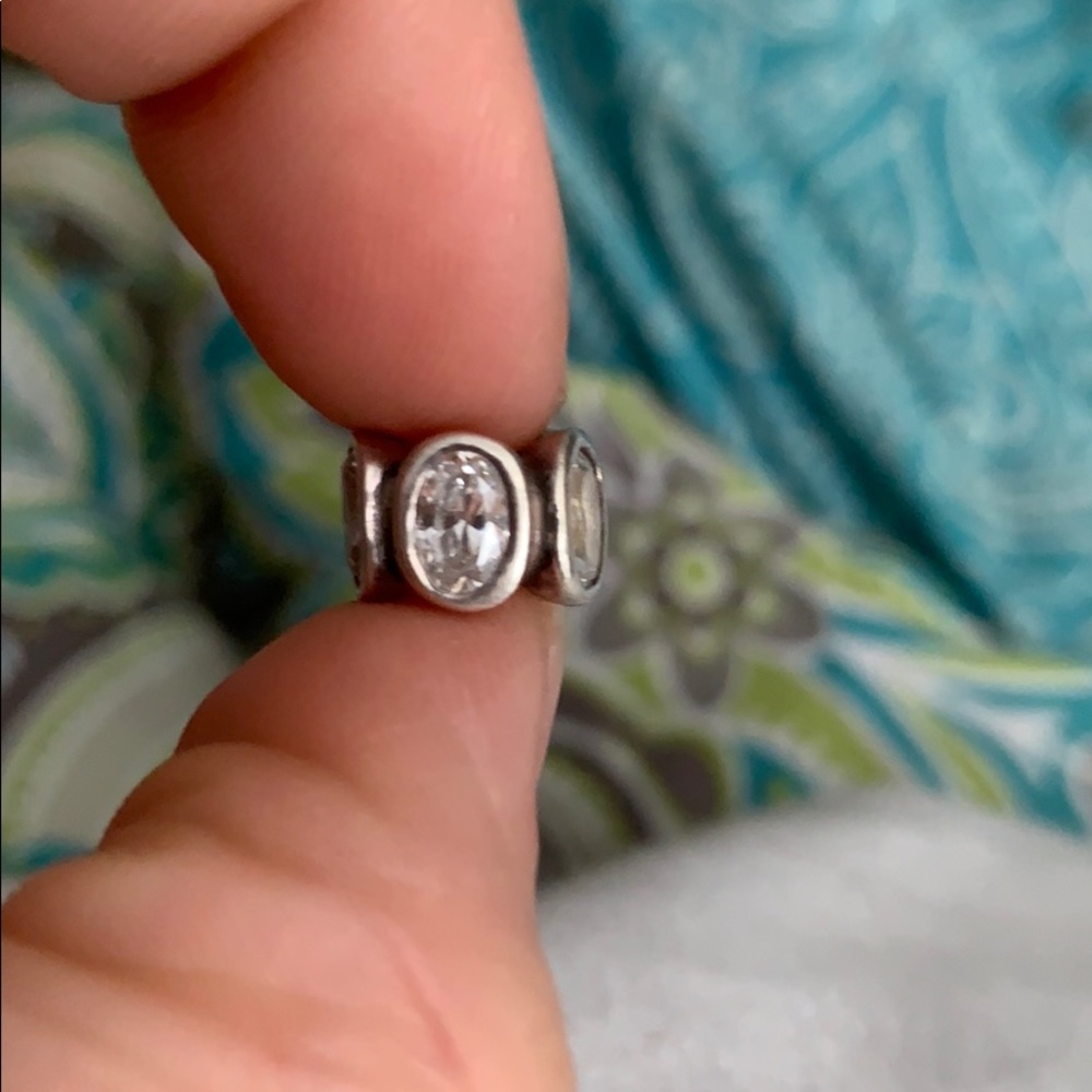 Sold Authentic Pandora clear CZ infinity charm